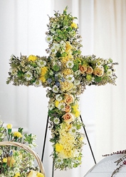 Angel's Cross Easel from Visser's Florist and Greenhouses in Anaheim, CA